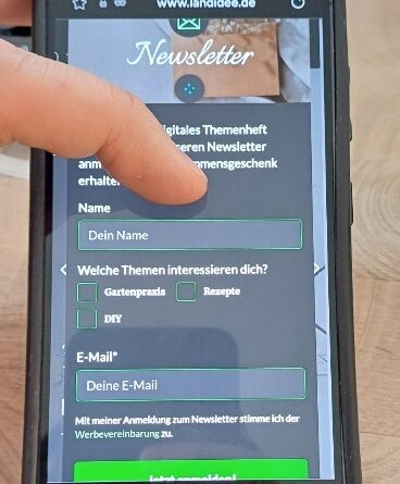 Tesprodukt Überschreiben